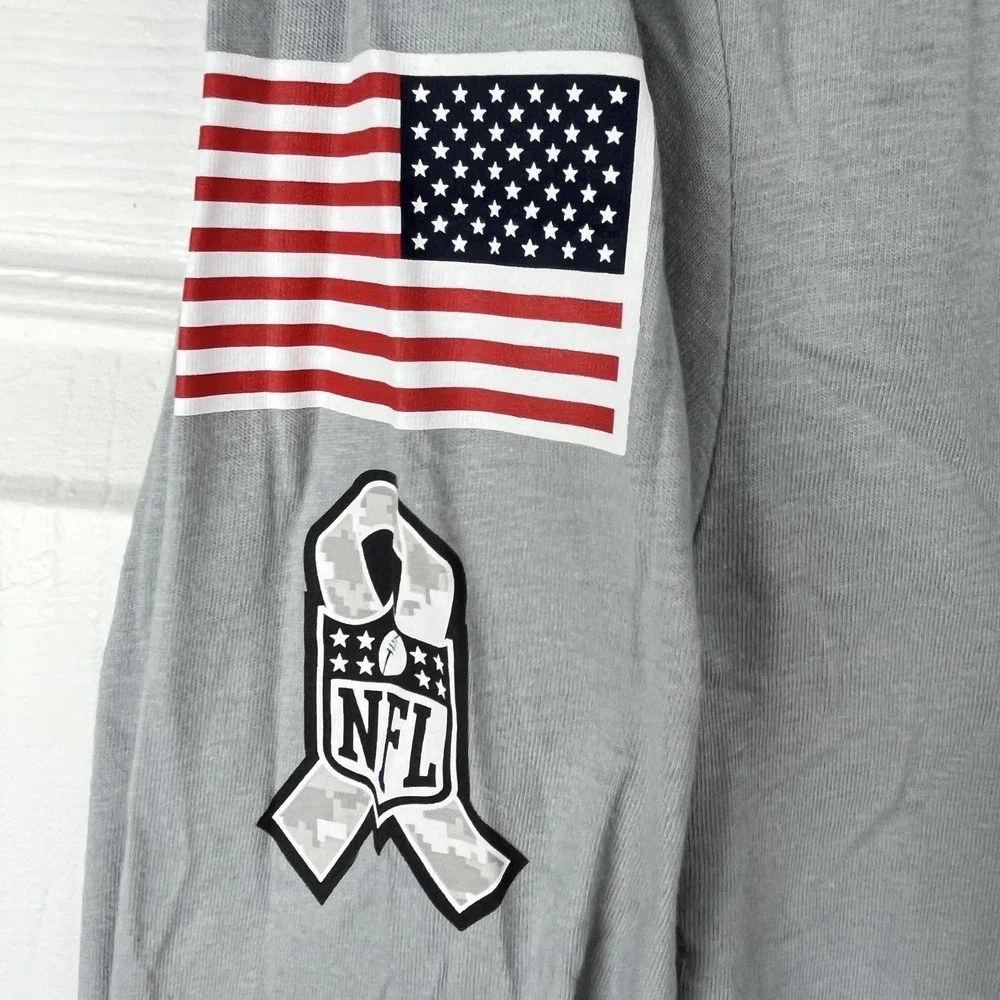 Cleveland Browns Nike Shirt Mens Small Gray NFL Football Salute To‎ Service NEW